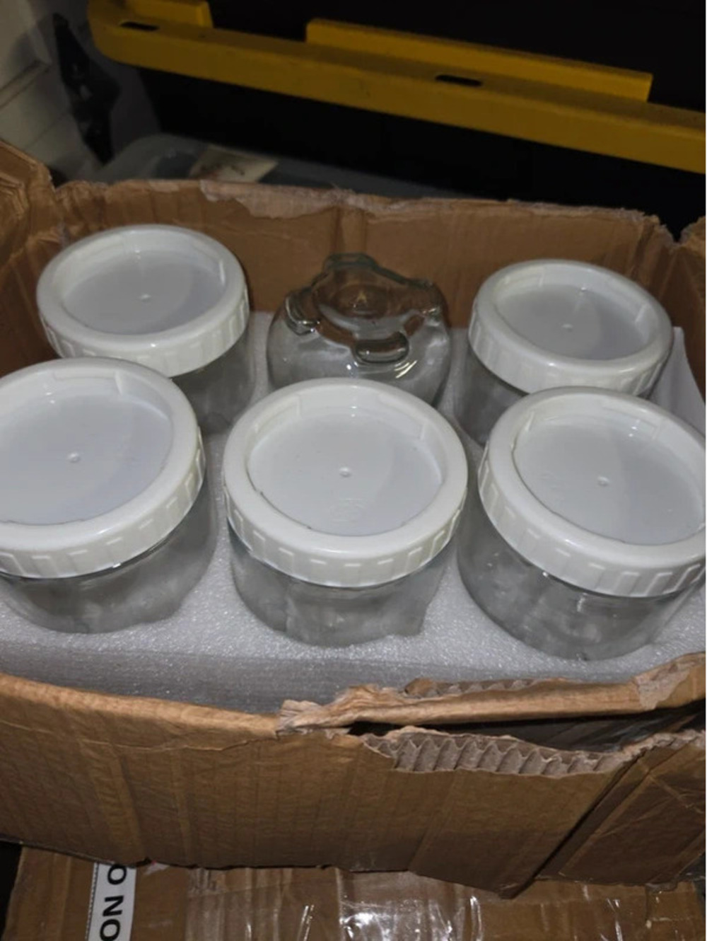 Overnight oats glass jars 5in